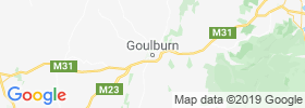 Goulburn map
